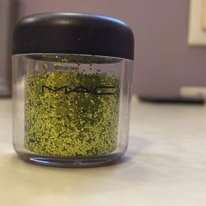 MAC gold glitter pot